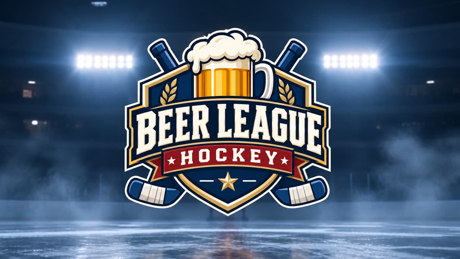 Beer League Hockey key art