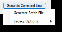 Sand Boxer Generate Command Line dialog